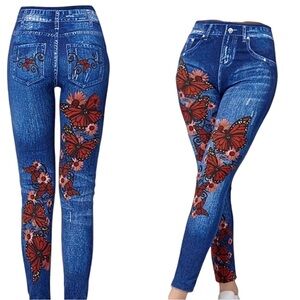 Butterfly Print Leggings